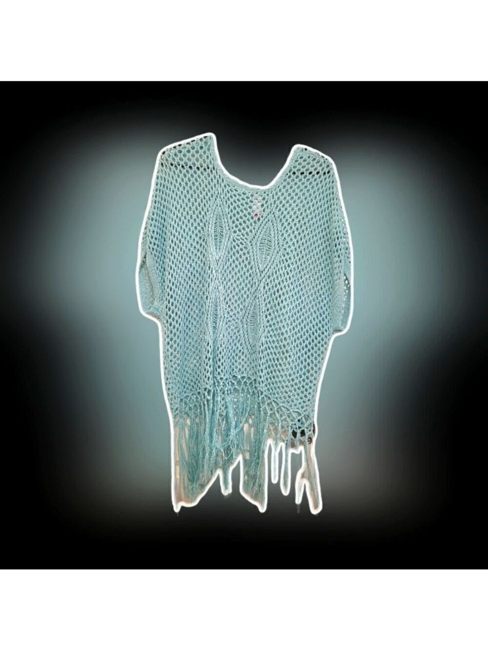 No boundaries crochet shawl or cover-up